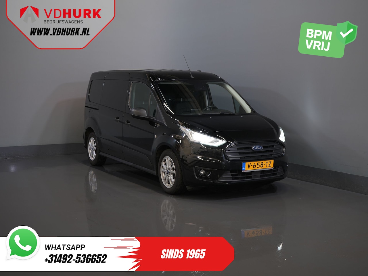 Ford Transit Connect - 1.5 120 pk L2 Trend Xenon/ Adapt.Cruise/ Carplay/ Camera/ Climate/ Trekhaak - AutoWereld.nl