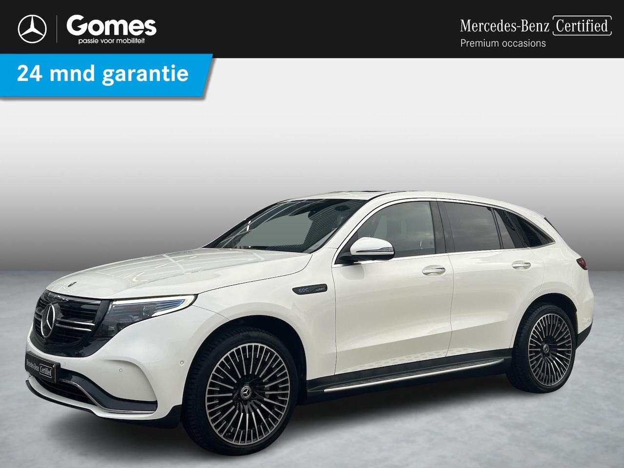 Mercedes-Benz EQC - 400 4MATIC Premium Plus 80 kWh | Burmester | Head Up display | Memory | Trekhaak | Rijassi - AutoWereld.nl