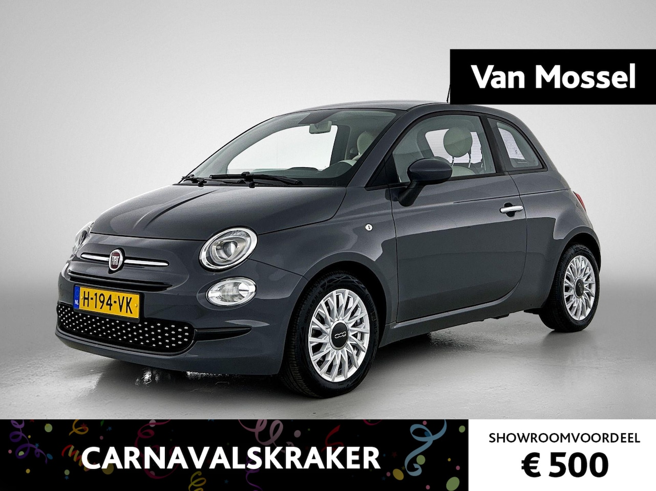Fiat 500 - 1.0 Hybrid Lounge | Parkeersensoren | Navigatie | Lichtmetalen velgen - AutoWereld.nl