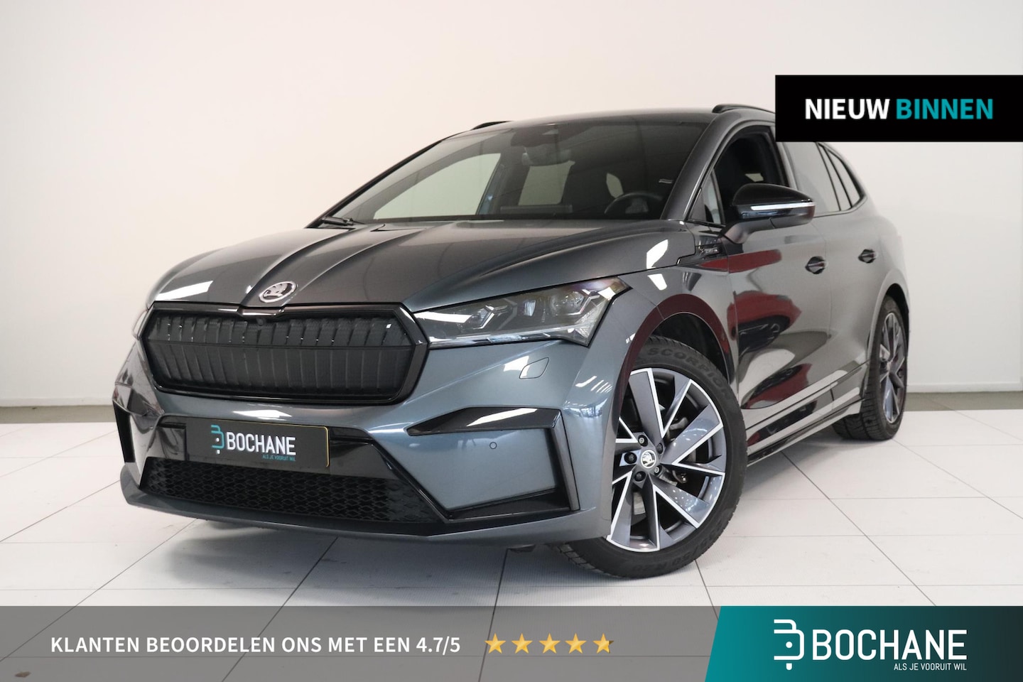 Skoda Enyaq iV - 80 Sportline | Camera | SoH 91 % | Adaptieve cruise control | Warmtepomp | Stoelverwarming - AutoWereld.nl
