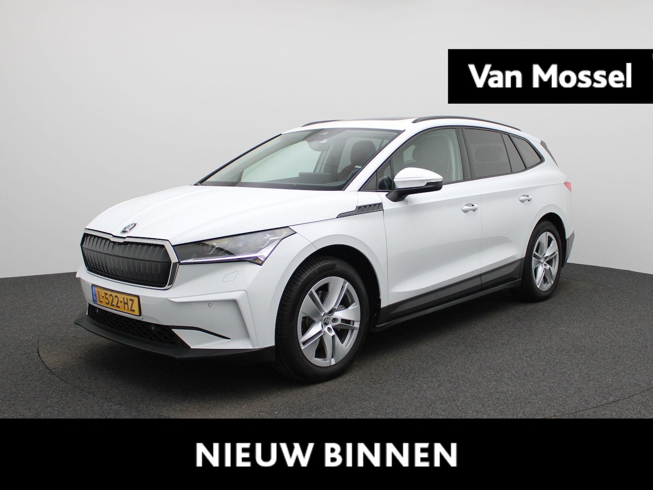 Skoda Enyaq iV - 60 180 PK | Lederen Bekleding | Warmtepomp | Trekhaak | Electrische Stoel | Panoramadak | - AutoWereld.nl