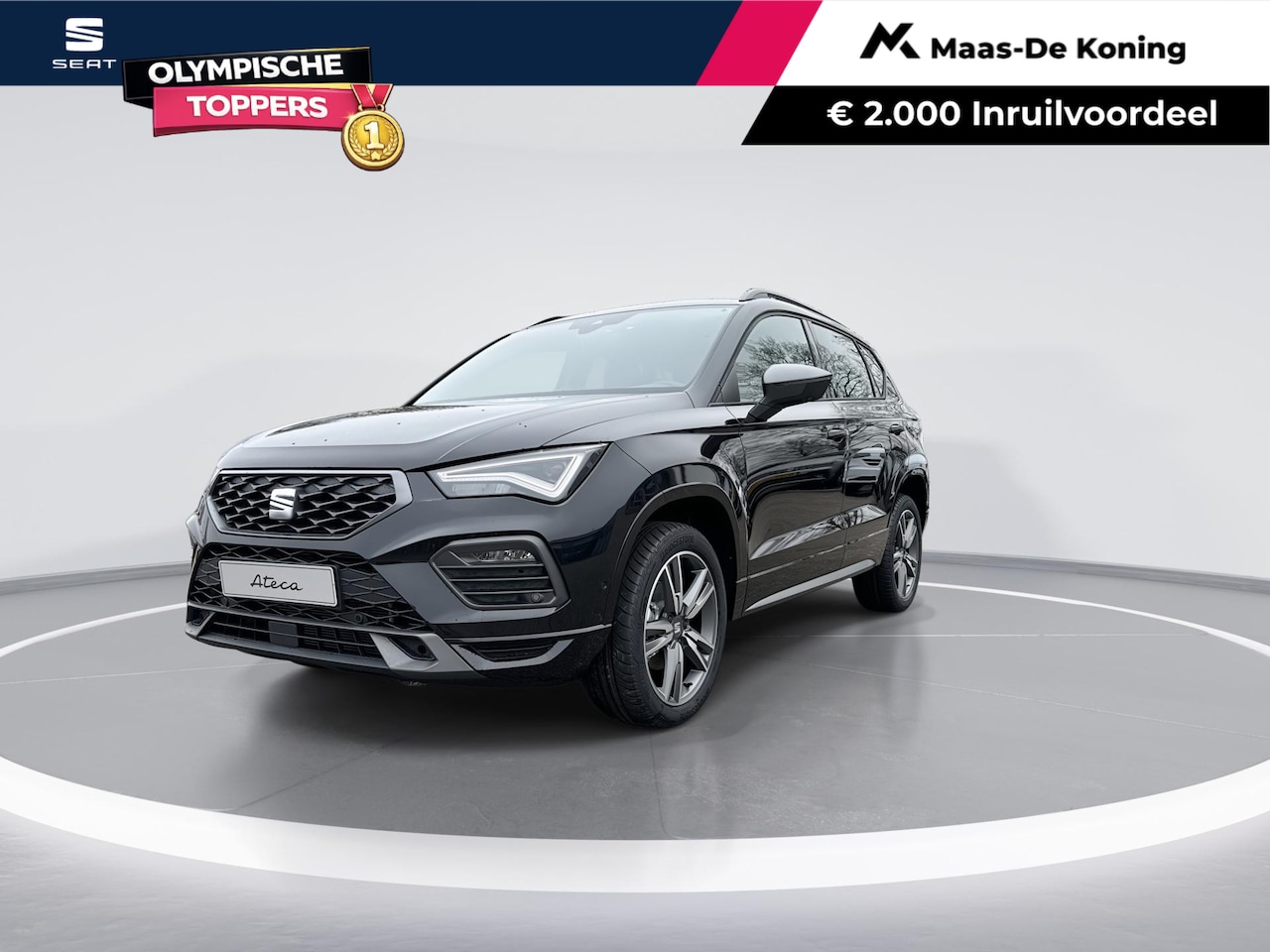 SEAT Ateca - 1.5 TSI FR Business Intense 150 PK DSG l Safe & Driving Pack XL l 18" Performance l 2000,- - AutoWereld.nl