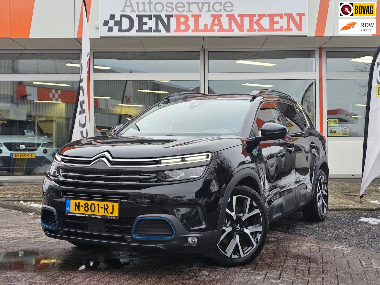 Citroën C5 Aircross - 1.6 Plug-in Hybrid 225 Selection BJ.2021 / Navi / Leder / Camera / 19"Lmv / Trekhaak !! - AutoWereld.nl