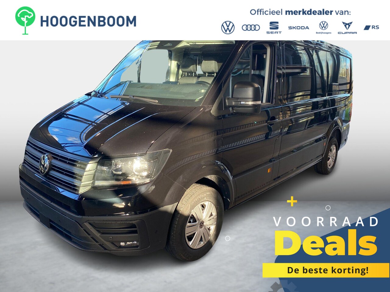 Volkswagen Crafter - Bedrijfswagens Highline L3H2 2.0 TDI EU6 103 kW (140 pk) 6 versn. | BPM vrij | Opstaptrede - AutoWereld.nl