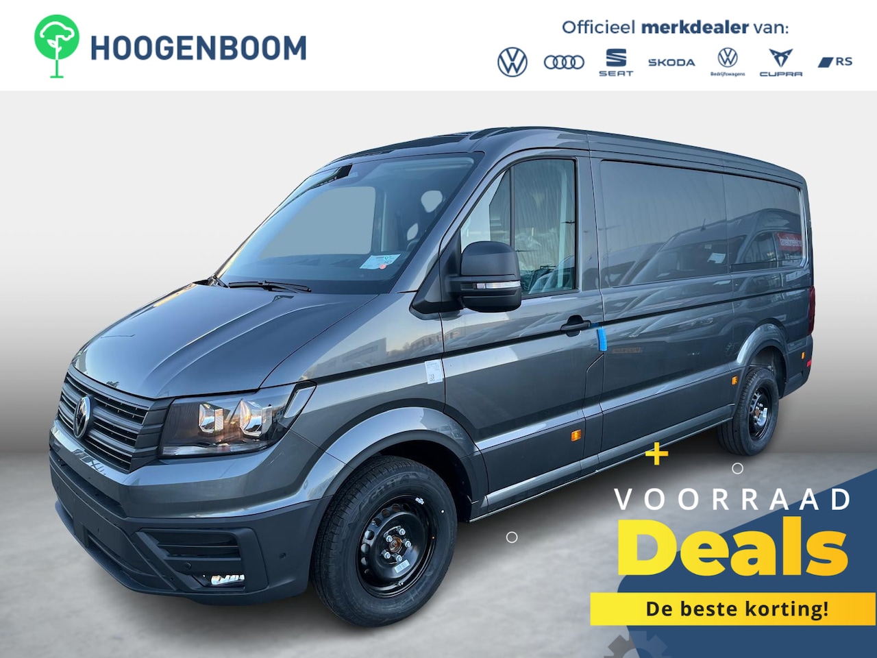 Volkswagen Crafter - Bedrijfswagens Highline 35 2.0 TDI L3H2 103 kW (140 pk) | BPM vrij | Opstaptrede op trekba - AutoWereld.nl