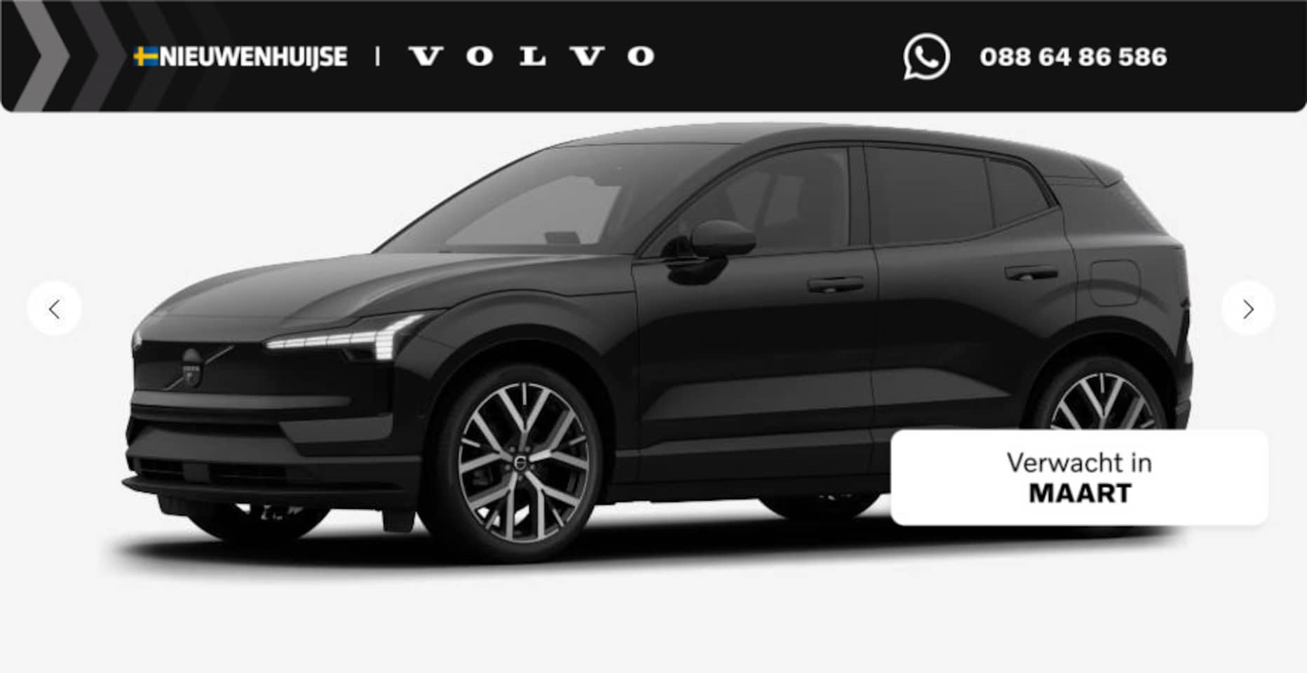 Volvo EX30 - Single Motor Ext Range Ultra Black Ed Euro 69 kWh | Google | Long Range | 360 Camera | DAB - AutoWereld.nl