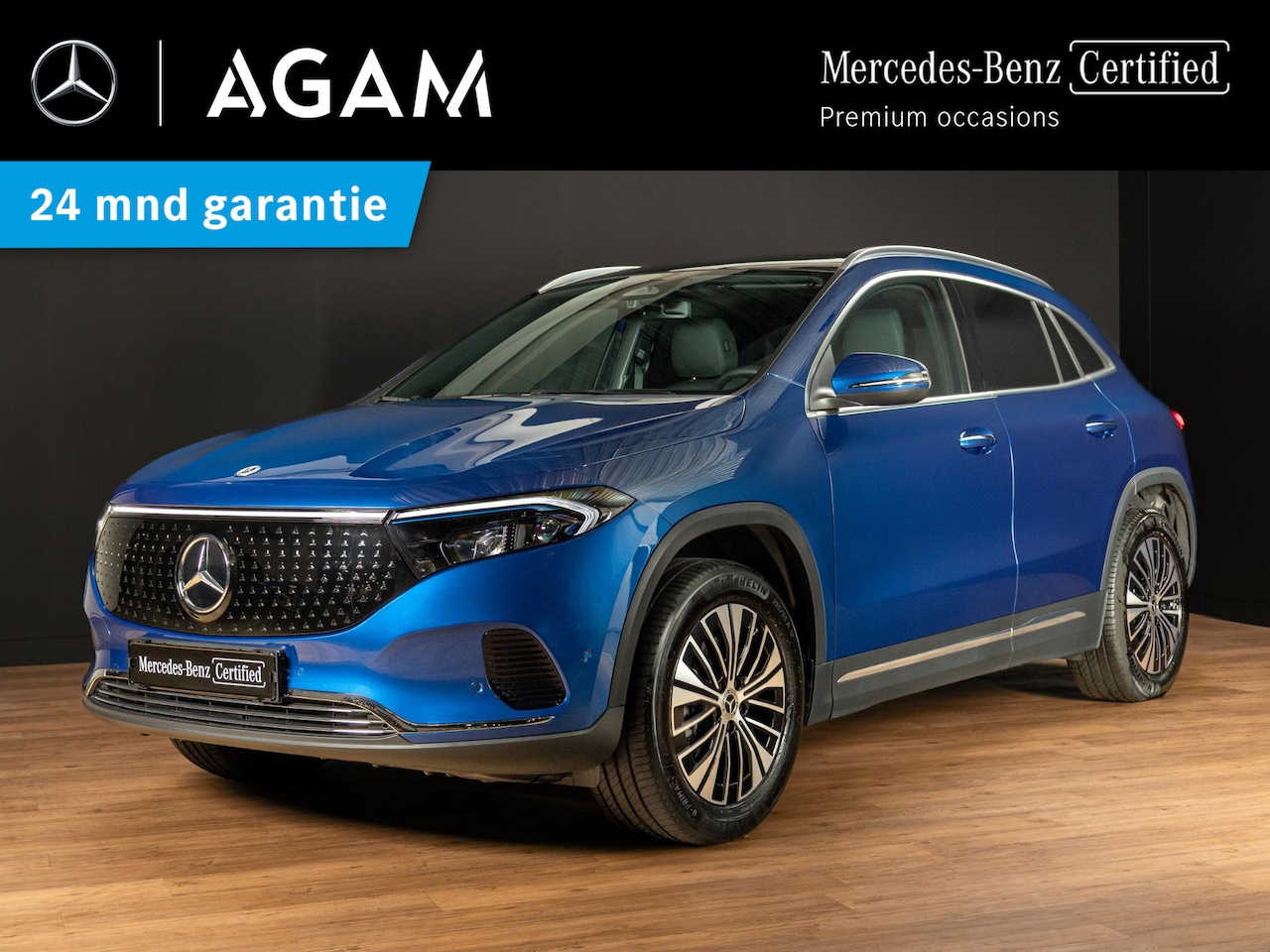 Mercedes-Benz EQA - 300 4MATIC Luxury Line 71 kWh Panorama dak | Trekhaak | Memory pakket - AutoWereld.nl