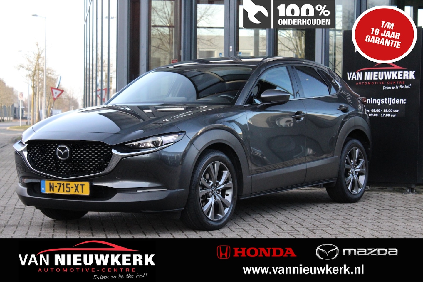 Mazda CX-30 - E-Skyactiv X 186pk Automaat Luxury | BOSE Audio | Leer | Navi & Carplay | Blindspot | Adap - AutoWereld.nl