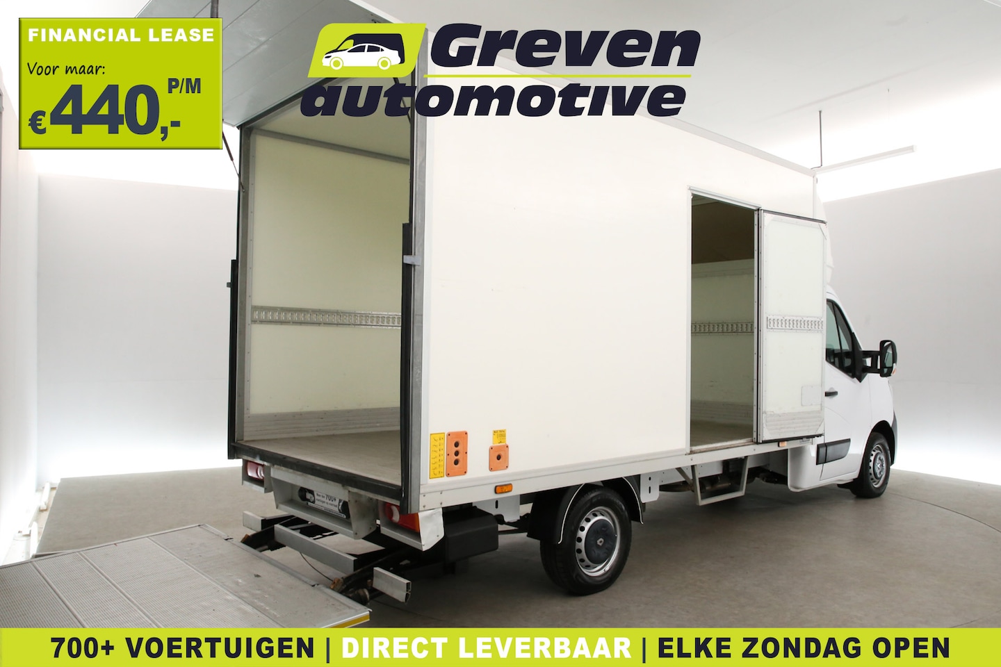 Renault Master - 2.3 dCi | 180PK | Laadklep | Zijdeur | Laadbak | Bakwagen | Airco | Camera | Cruise | 3 Zi - AutoWereld.nl