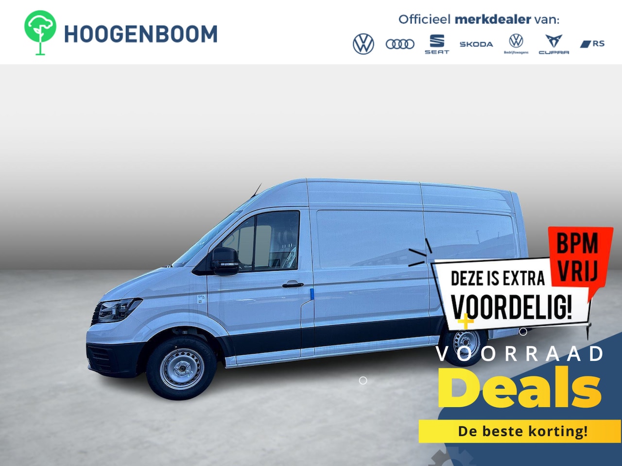Volkswagen Crafter - Bedrijfswagens Trendline L3H3 35 (140 pk) 103 kW pk 6 versn. Hand | BPM vrij | Vierseizoen - AutoWereld.nl