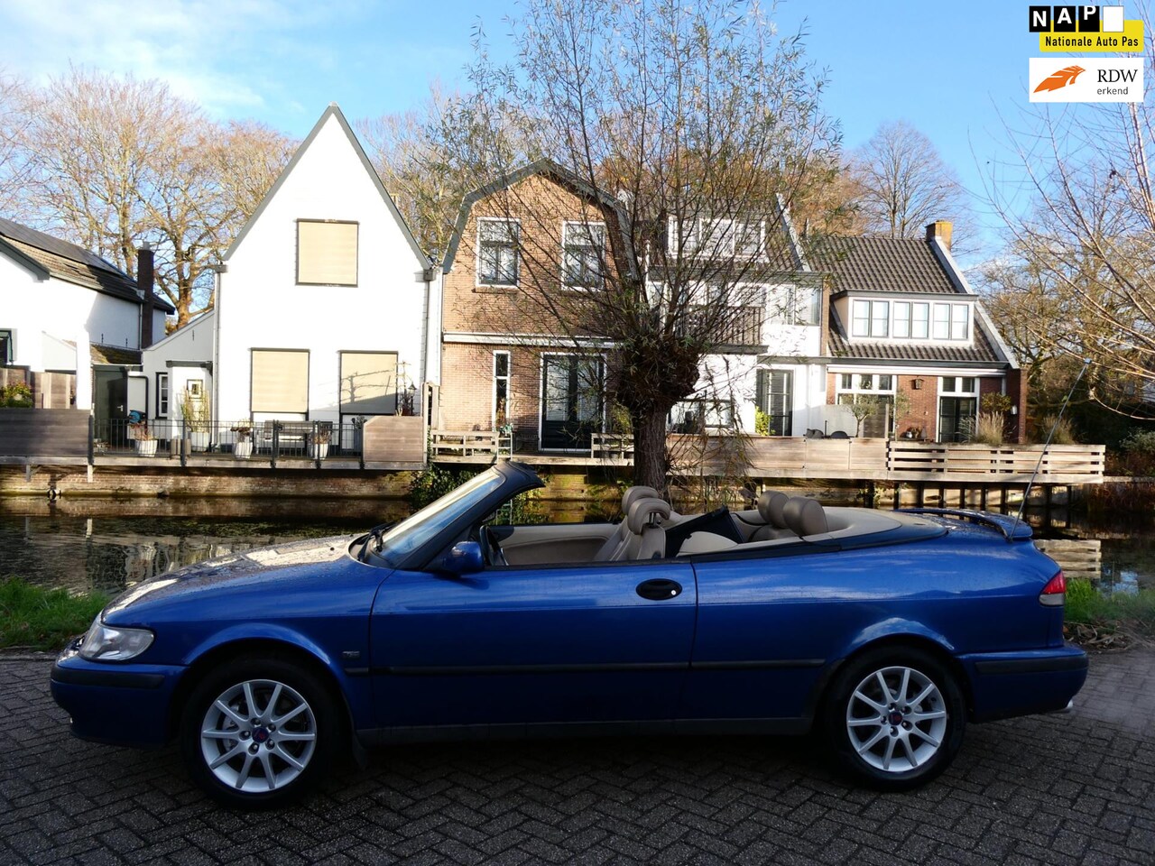 Saab 9-3 Cabrio - 2.3 SE 150pk Automaat Clima Leder Historie Youngtimer - AutoWereld.nl