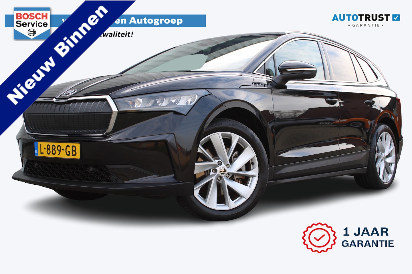 Skoda Enyaq iV - 80 | Incl 12 maanden garantie | Apple CarPlay | Adaptive cruise | Climate control | Achter - AutoWereld.nl