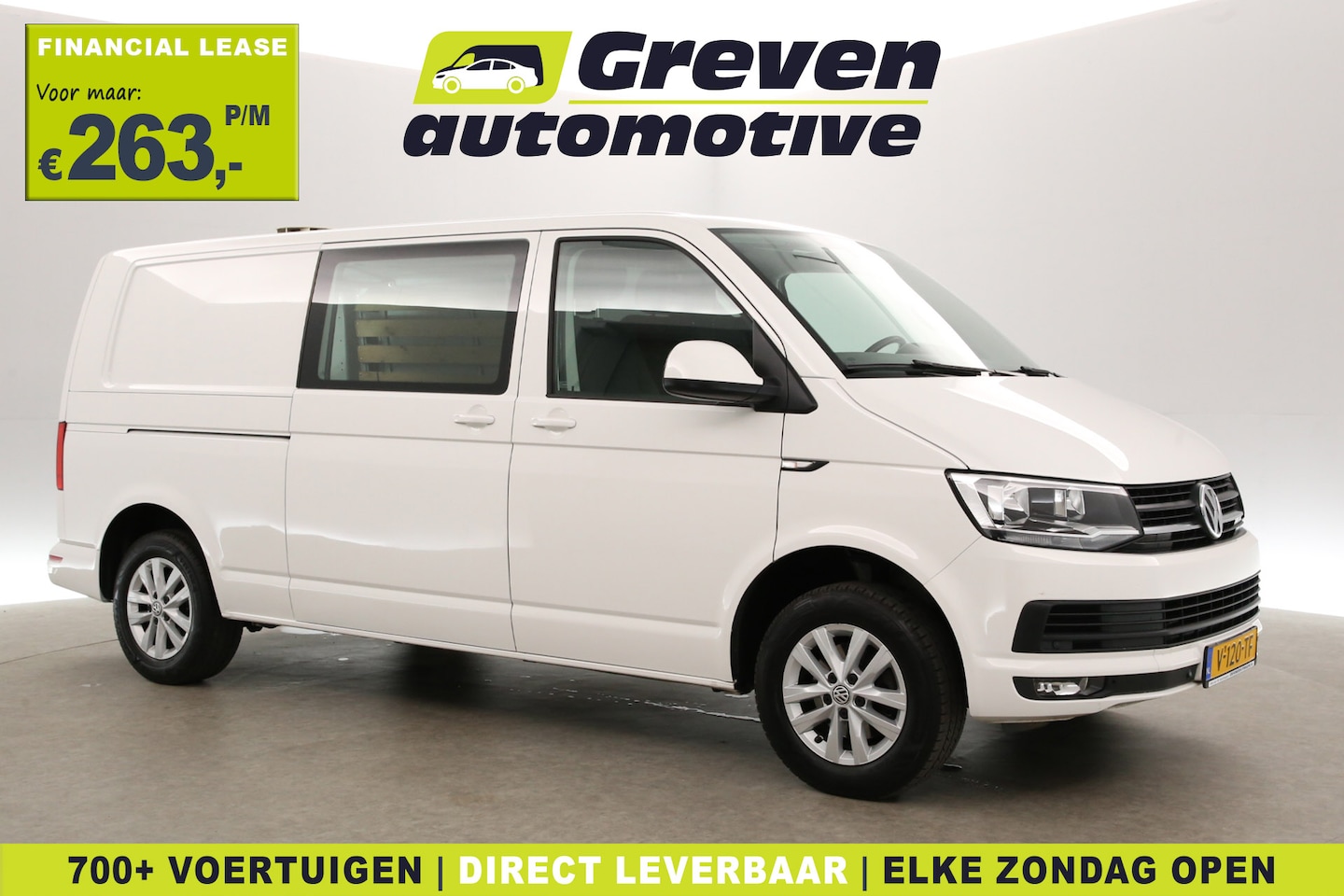 Volkswagen Transporter - 2.0 TDI 140PK L2H1 | Airco | Cruise | 2xSchuifdeur | Parkeersens. | Elektrpakket - AutoWereld.nl