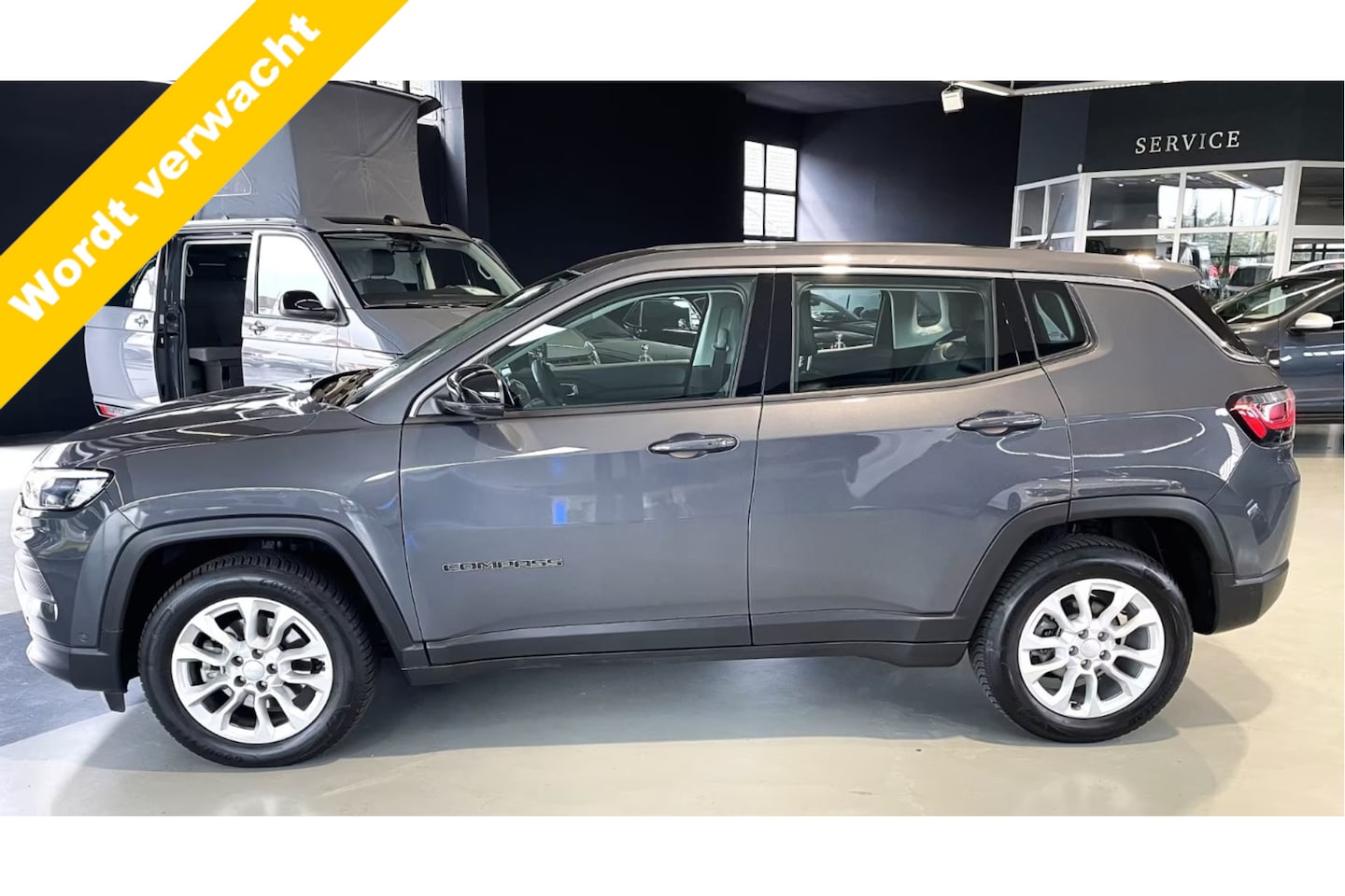 Jeep Compass - 1.5T e-Hybrid Summit 1450KG trekgewicht/Stoel+stuur verwarming. - AutoWereld.nl