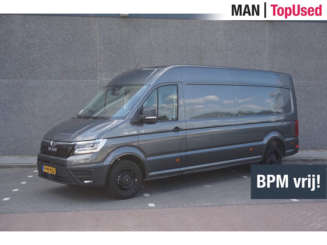 MAN TGE - 3.180 4x4 / L4H3 / Aut / FACELIFT / GEEN BPM / Navi / Trekhaak / Standkachel / ACC / LED / - AutoWereld.nl