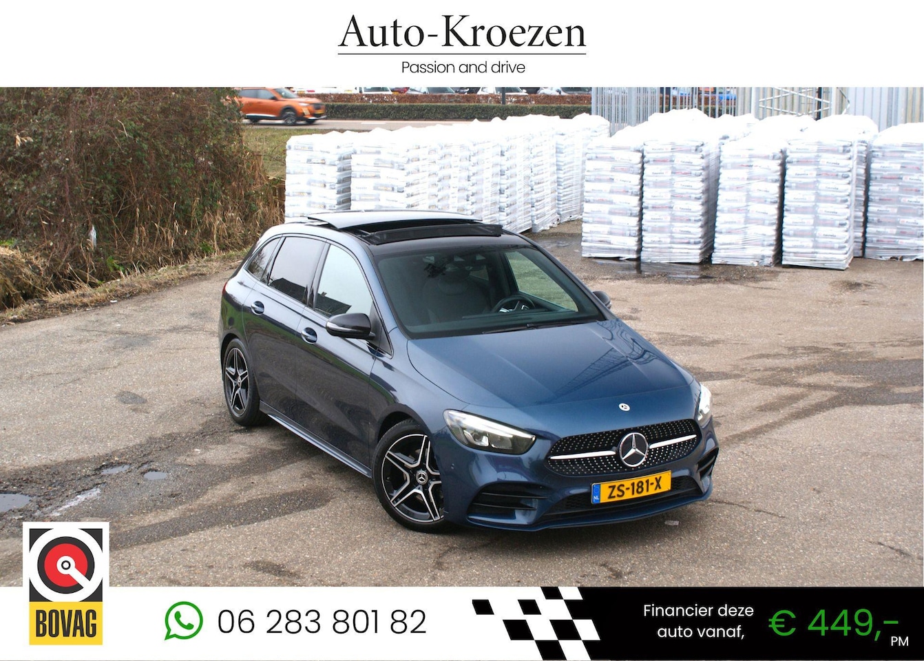 Mercedes-Benz B-klasse - 180 ///AMG Pakket | Pano | Camera | Org NL | Dealer onderhouden | - AutoWereld.nl