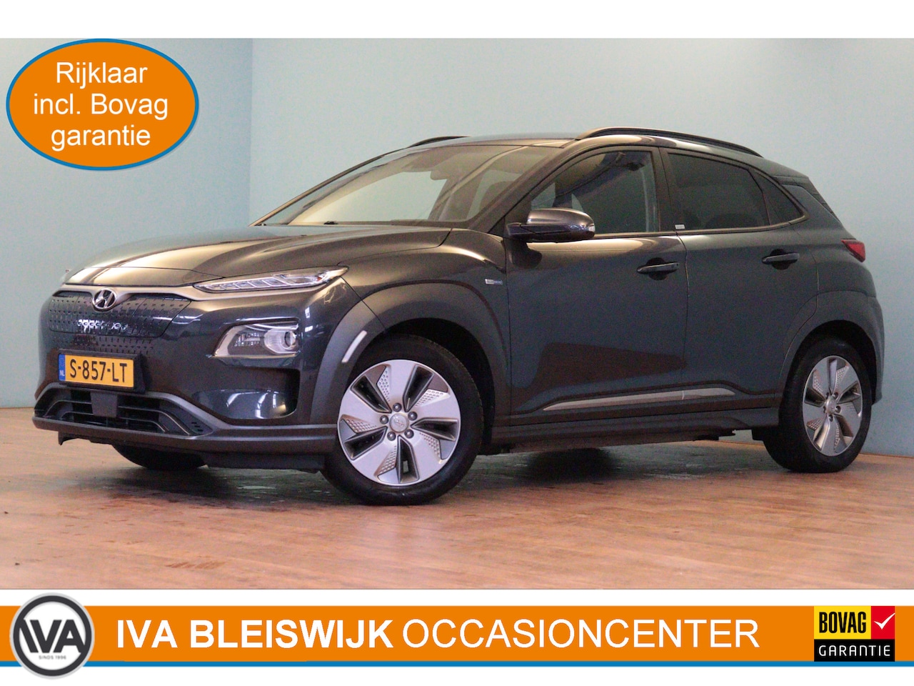 Hyundai Kona Electric - EV Fashion 64 kWh | NAVI | CAMERA + PDC | STUUR/STOELVERW | ADAP CRUISE | LANE-ASSIST / WA - AutoWereld.nl