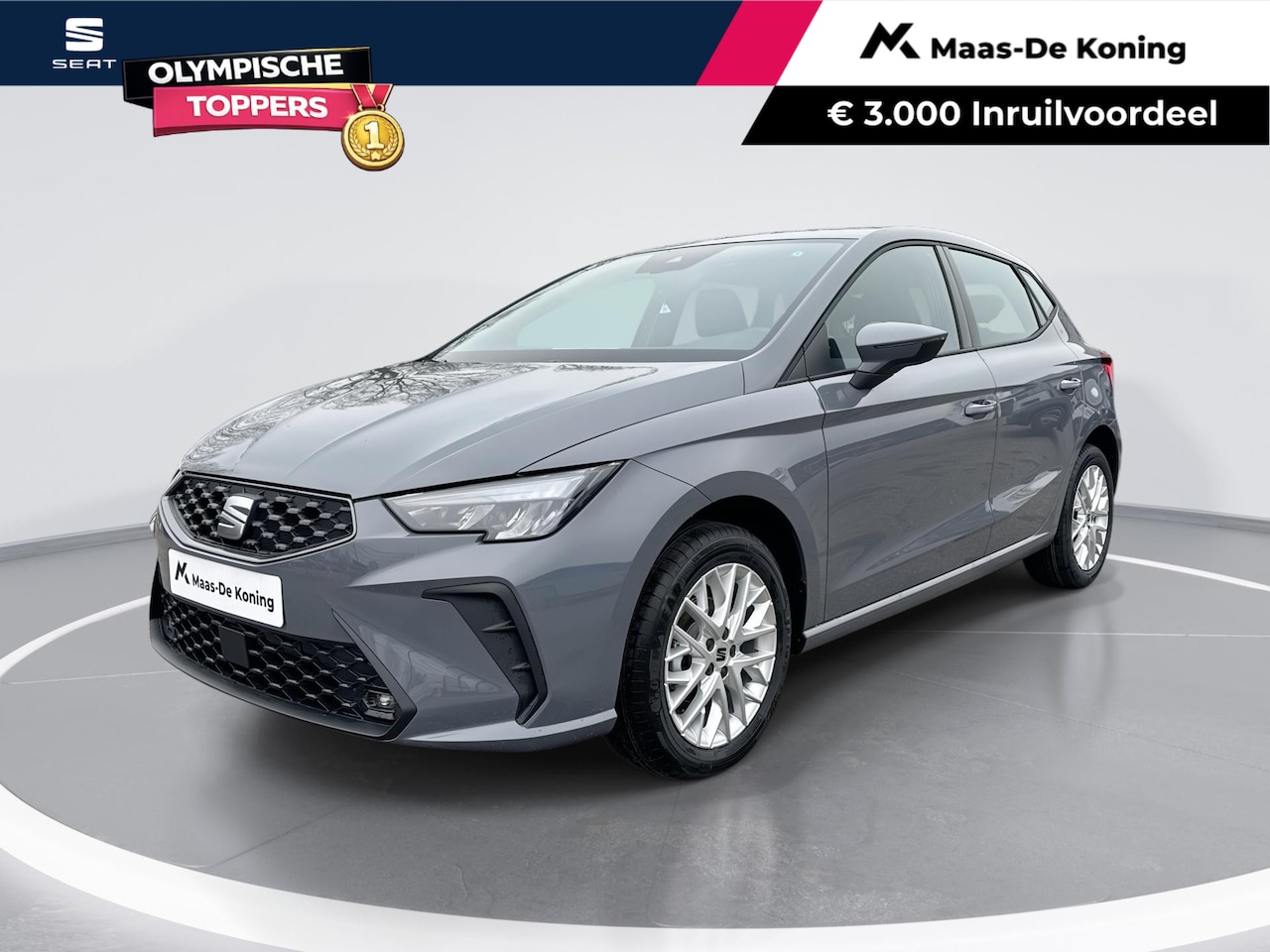 SEAT Ibiza - Style Plus 1.0 EcoTSI 70 kW / 95 PK Hatchback 5 de | Metallic Lak | 3000,- Inruilvoordeel! - AutoWereld.nl