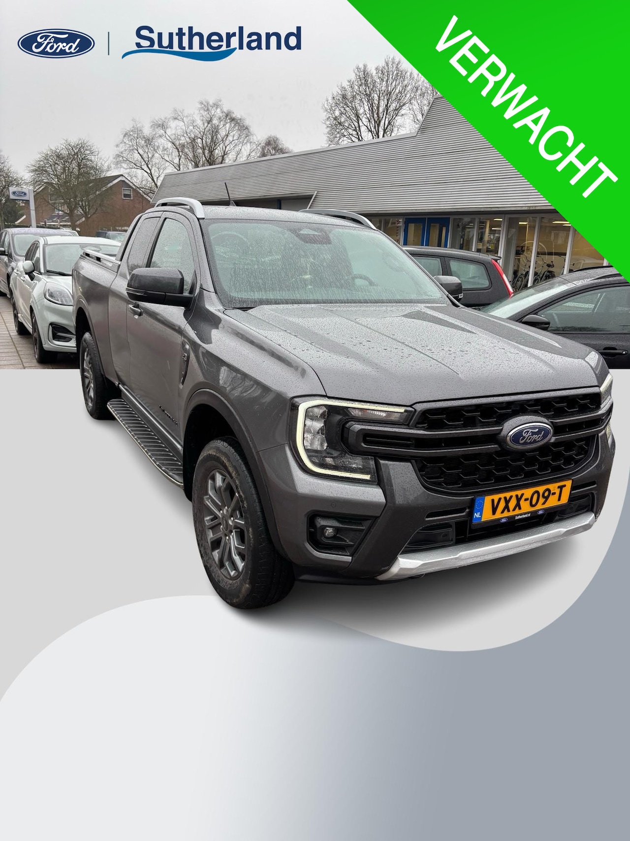 Ford Ranger - 2.0 Super Cab EcoBlue Wildtrak 204pk Automaat | Trekhaak | Lederen Bekleding | Rollertop | - AutoWereld.nl
