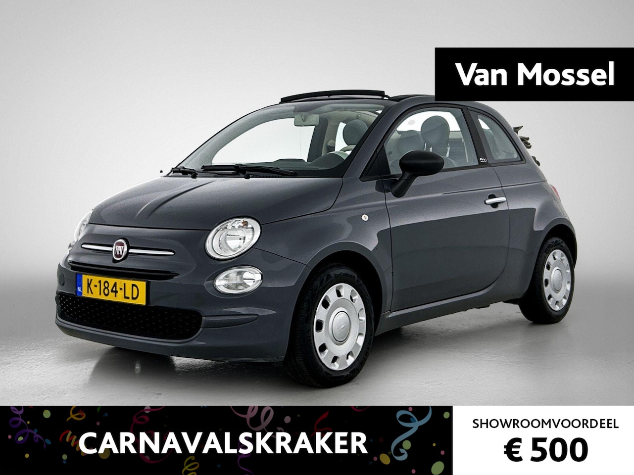 Fiat 500 C - 1.0 Hybrid Pop | Airco | Parkeersensoren | Cabrio! - AutoWereld.nl