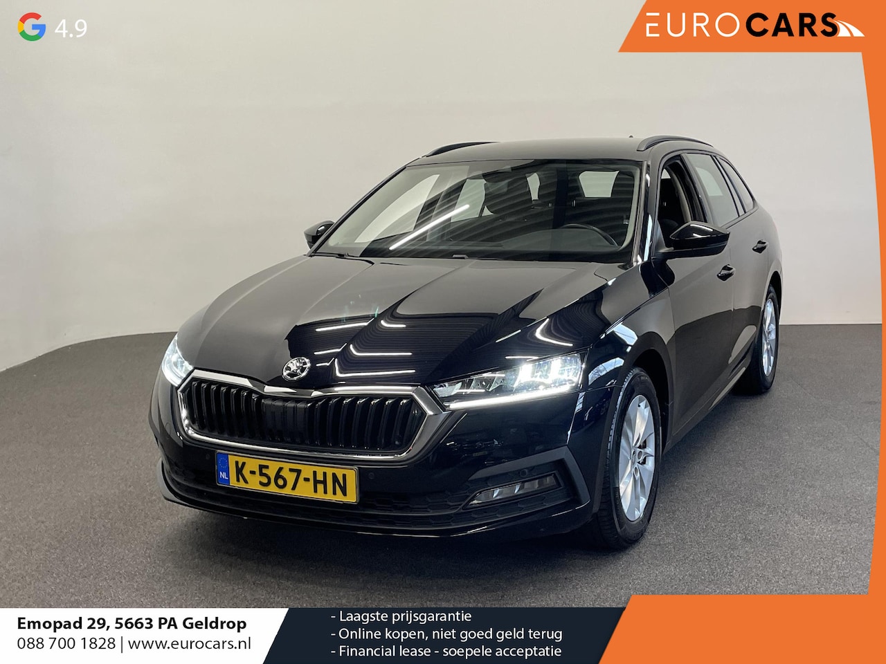 Skoda Octavia Combi - 1.0 e-TSI Business Edition Airco ECC Navi Carplay PDC VA DAB+ Full LED Cruise Control - AutoWereld.nl