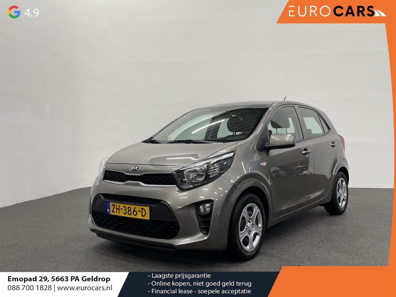 Kia Picanto - 1.0 CVVT EconomyPlusLine Airco Radio Bluetooth Isofix Centrale Deurvergrendeling - AutoWereld.nl