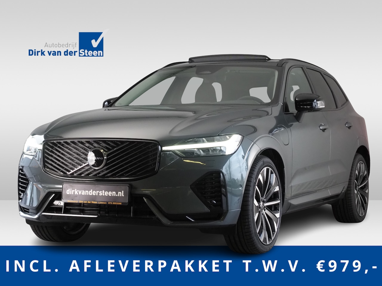 Volvo XC60 - 2.0 T6 Plug-in hybrid AWD Ultra Dark "Facelift" | Luchtvering | Bowers & Wilkins | Masage - AutoWereld.nl