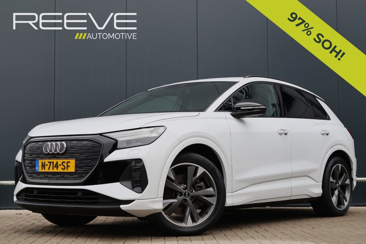 Audi Q4 e-tron - 40 Advanced edition 77 kWh | 97% SOH! | Trekhaak | Stoelverwarming | Warmtepomp | Matrix L - AutoWereld.nl