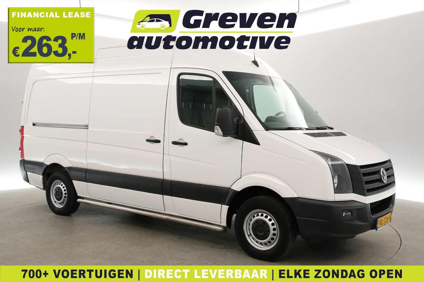 Volkswagen Crafter - 2.0 TDI L2H2 | Airco | Camera | Cruise | 3 Zits | Trekh. | Navi | Sidebars - AutoWereld.nl