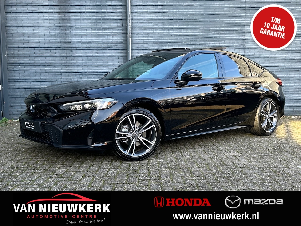 Honda Civic - 2.0 HYBRID 184PK Automaat Advance | Panoramisch Glazen Dak | Leer | BOSE Audio | Carplay | - AutoWereld.nl
