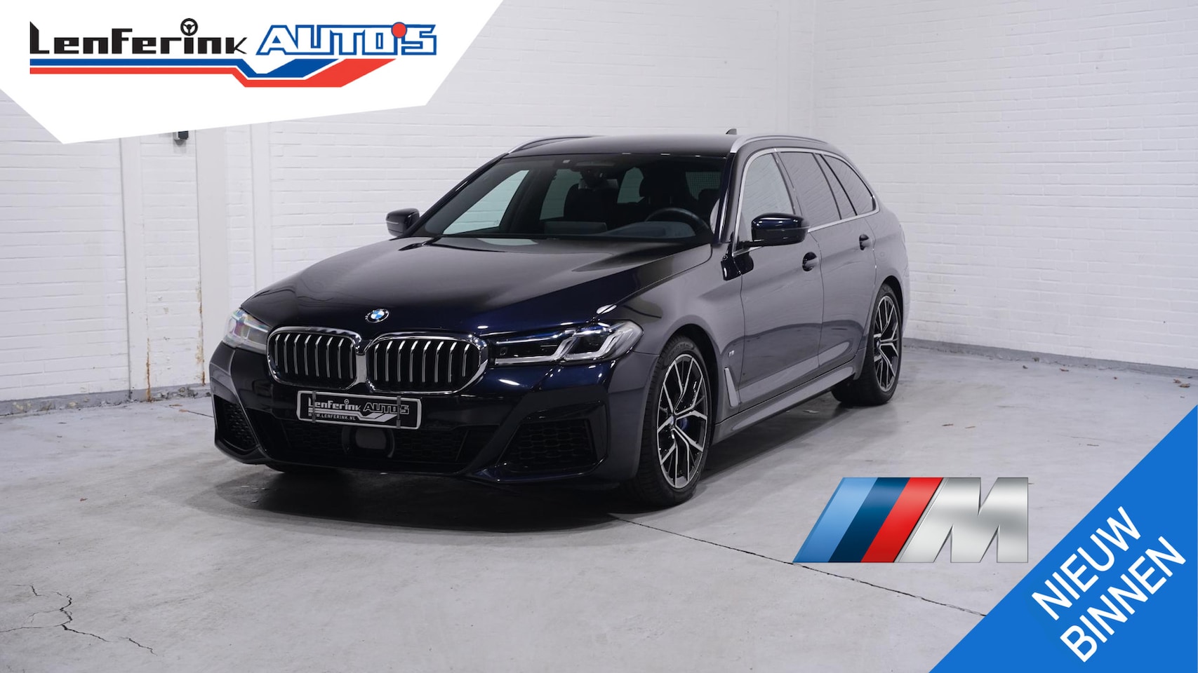 BMW 5-serie Touring - 530i M Sport 1e eigen NAP NL-auto Laser light Nappa leder comfort stoelen/memory Harman-ka - AutoWereld.nl