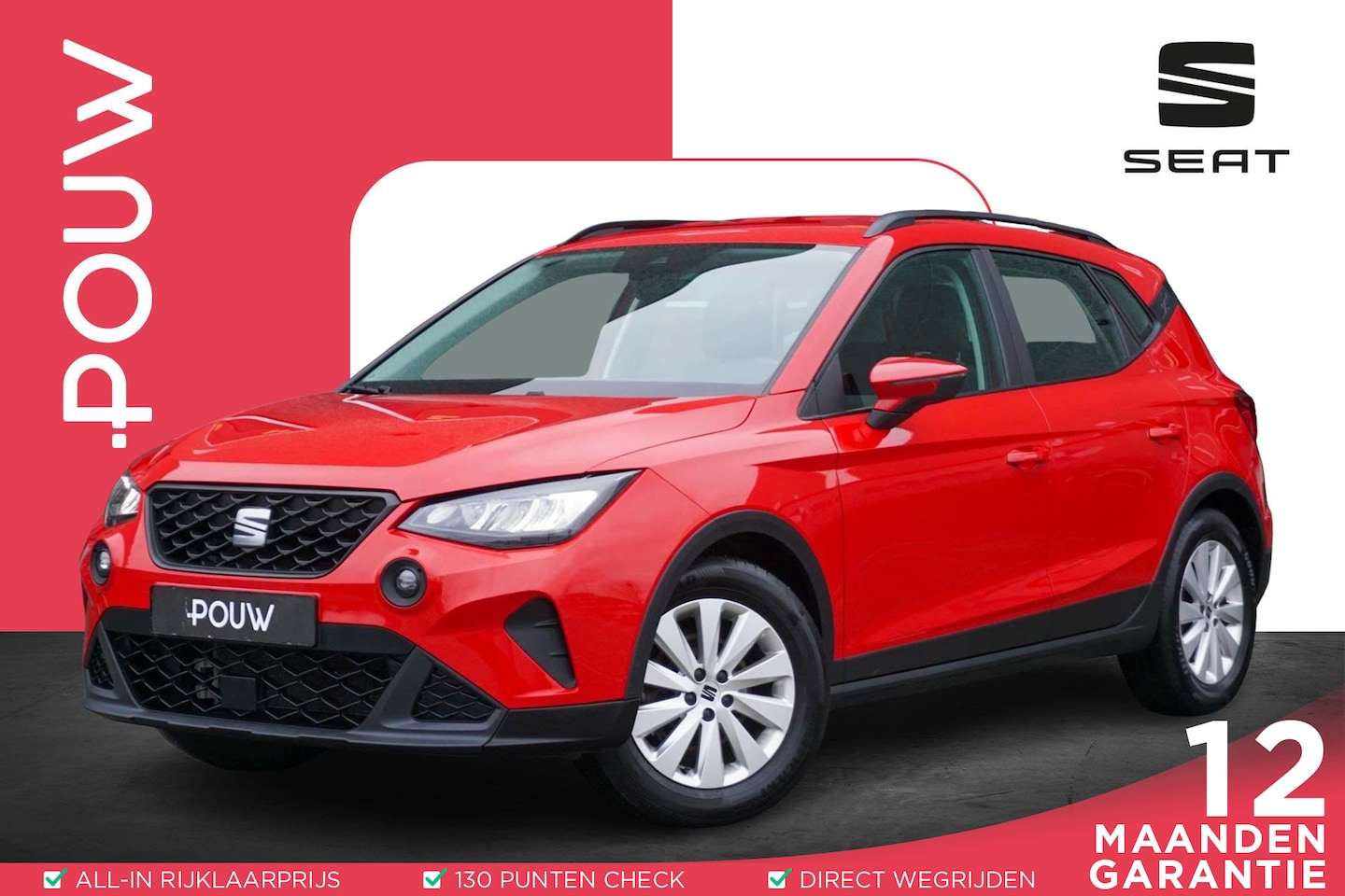 SEAT Arona - 1.0 TSI 95pk Style | Trekhaak Afneembaar | PDC Achter | Climate Control | Full Link - AutoWereld.nl