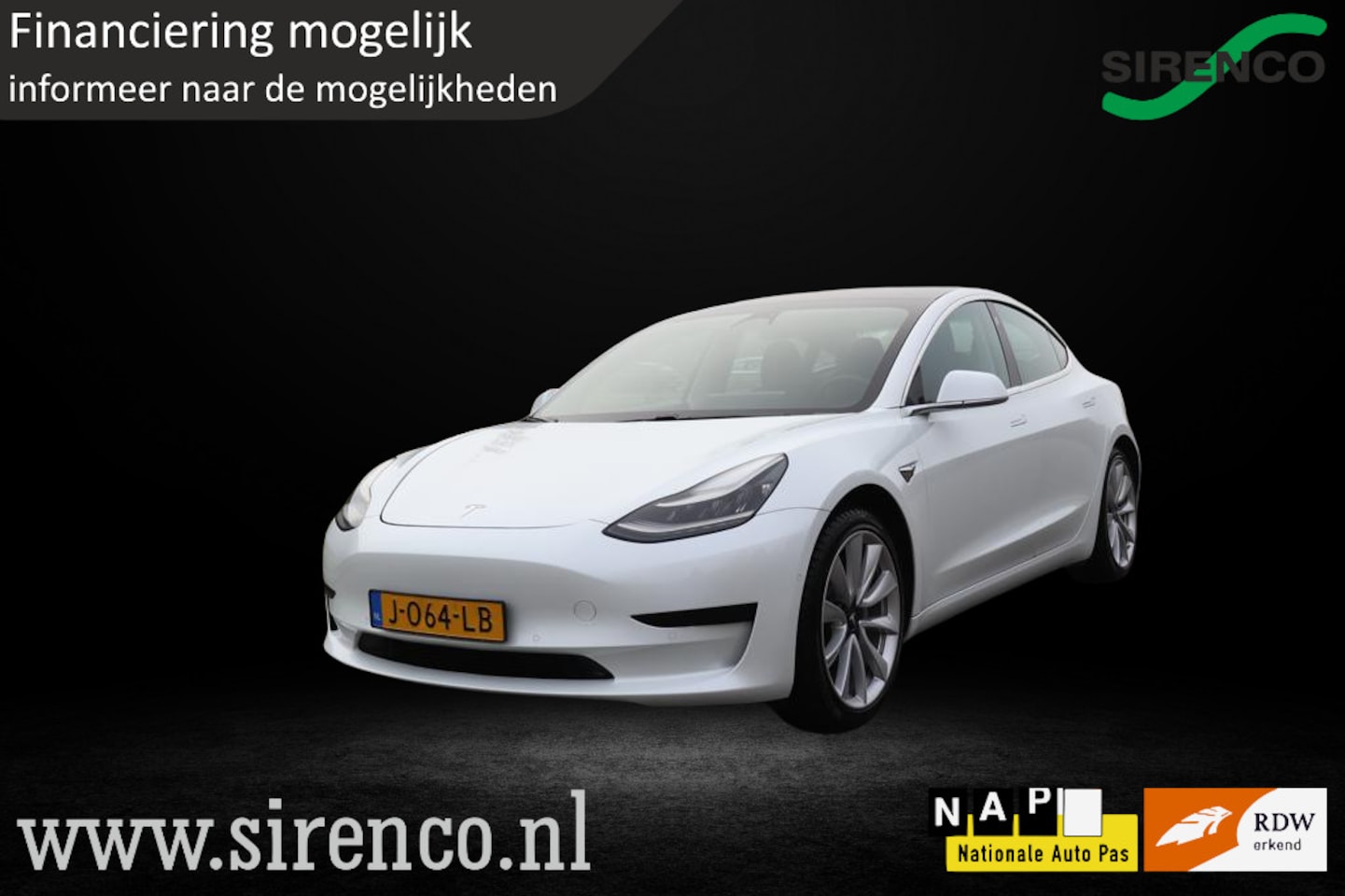 Tesla Model 3 - Standard RWD Plus 60 kWh | matige SOH 73%| export | trekhaak | leder | - AutoWereld.nl