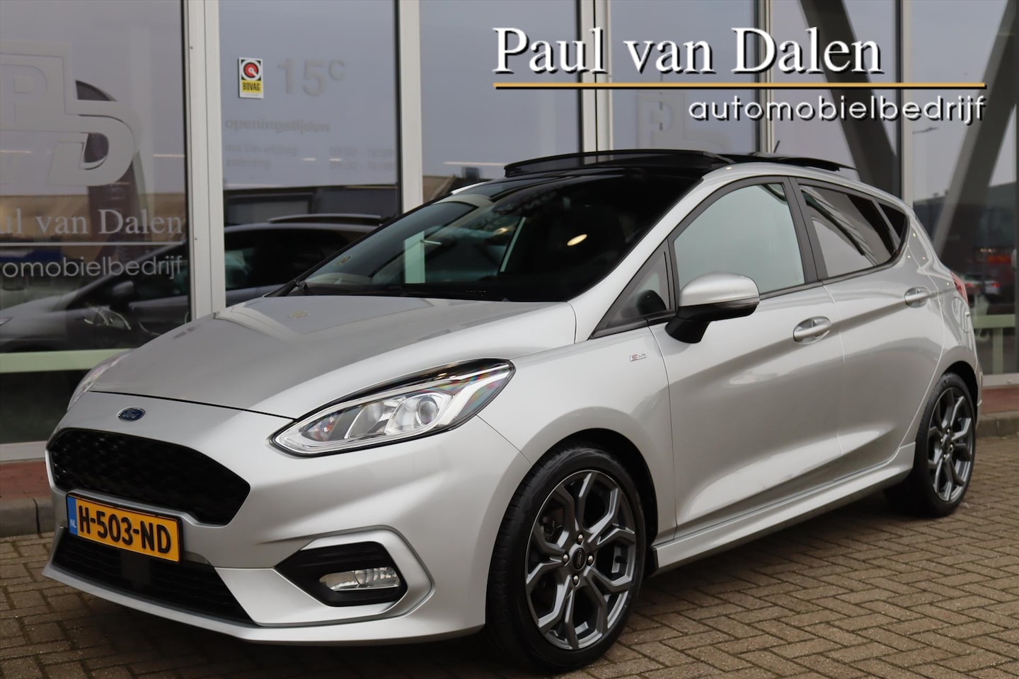 Ford Fiesta - 1.0 ECOBOOST 95PK 5DRS ST-LINE Panoramadak | Carplay | Clima | Cruise | Lane Assist | Led - AutoWereld.nl