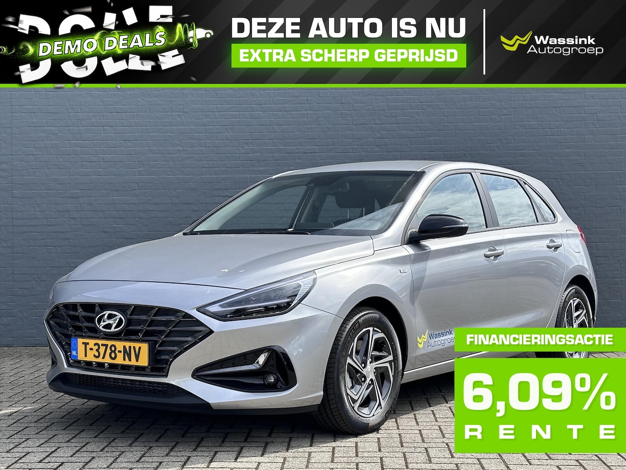 Hyundai i30 - DEMO DEAL | 1.0 T-GDI 48V 120pk Comfort Smart | Apple Carplay/Android Auto | Lane Assist | - AutoWereld.nl