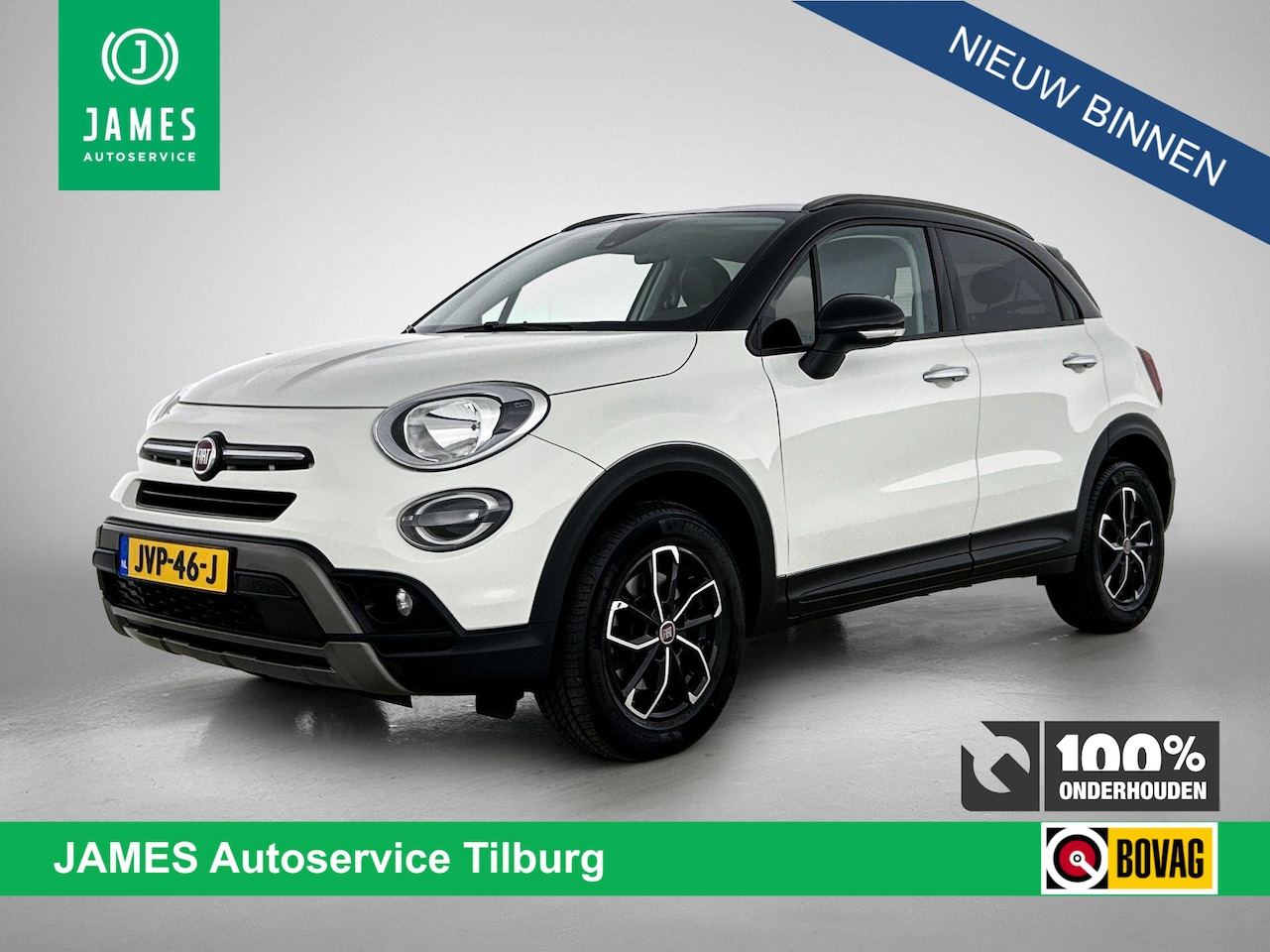 Fiat 500 X - 1.3 FireFly Turbo 150PK TWO-TONE | CARPLAY | CLIMA - AutoWereld.nl