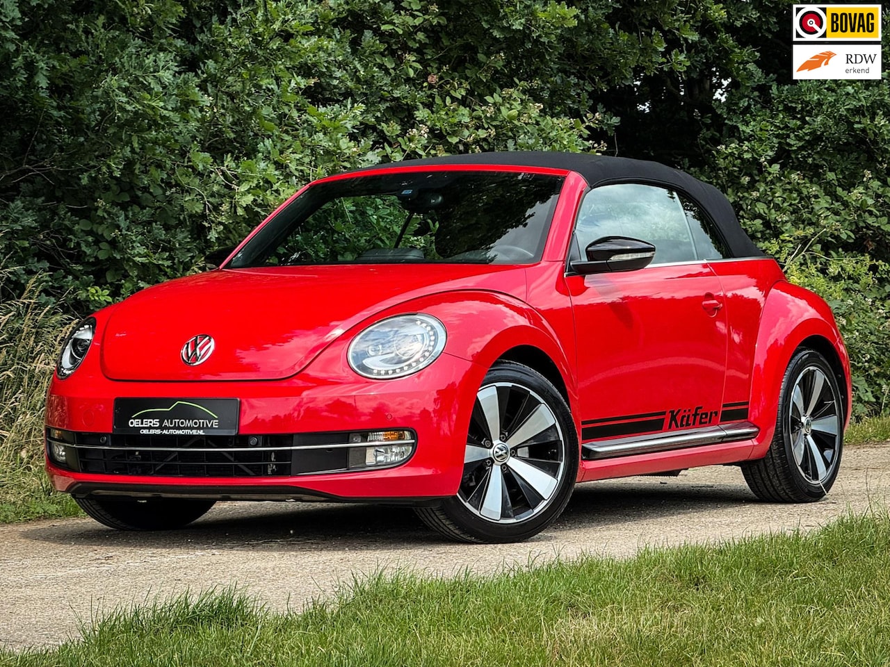 Volkswagen Beetle Cabriolet - 1.4 TSI Sport DSG Automaat | ECC | CC | Navigatie | Leder | Stoelverw. | Windscherm | PDC - AutoWereld.nl