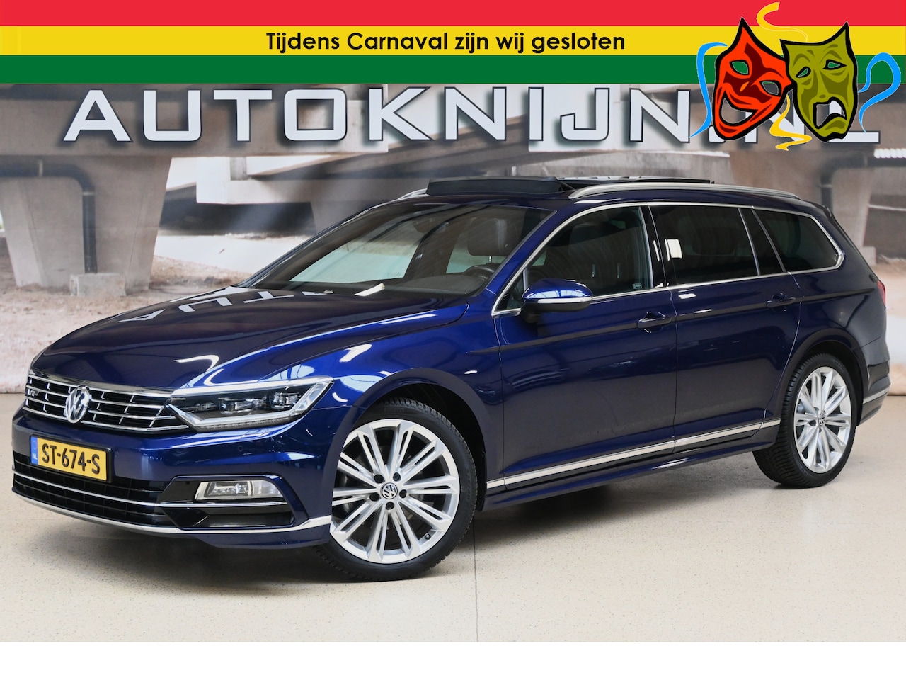 Volkswagen Passat Variant - 1.4 TSI 160pk Highline Business R | NL-auto | Leder | Panoramadak | R-Line 100% (Dealer) o - AutoWereld.nl