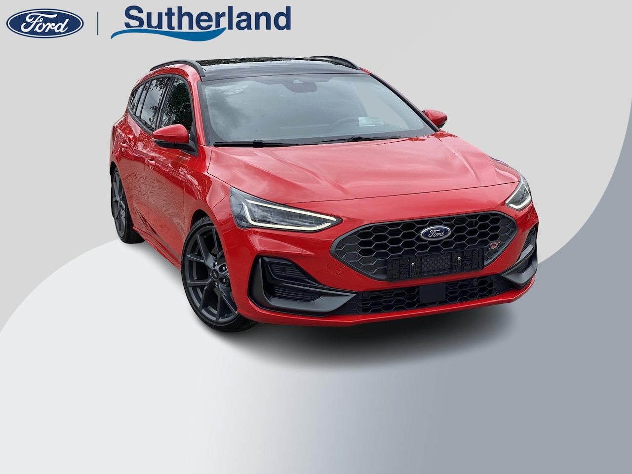 Ford Focus Wagon - 2.3 EcoBoost ST-X Automaat 280pk! | Panoramadak | Afneembare trekhaak | Winter Pack | Stan - AutoWereld.nl