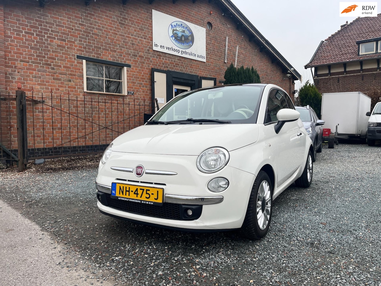 Fiat 500 - 1.2 Lounge 1.2 Lounge ( Panoramdak + Airco + Elektrische ramen ) - AutoWereld.nl