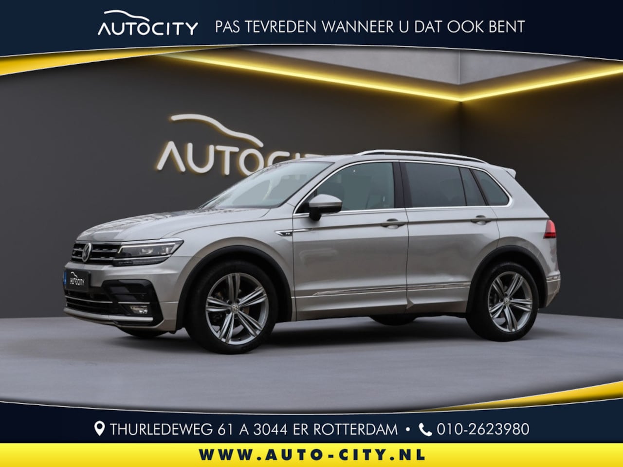 Volkswagen Tiguan - 1.5 TSI R Line Business l Virtual l Adaptive Cruise l Stoelverwa - AutoWereld.nl