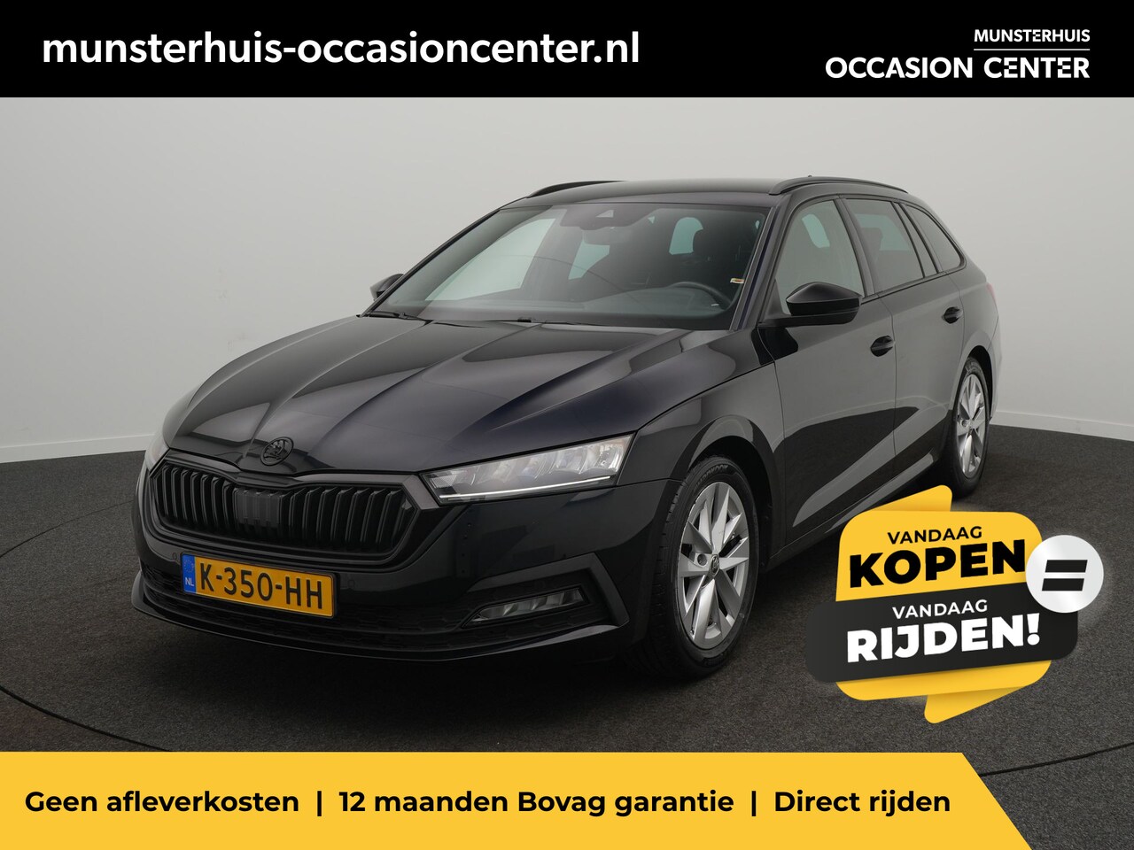 Skoda Octavia Combi - 1.0 TSI Sport Business - RIJKLAARPRIJS - Adaptive Cruise Control - Apple Carplay - Android - AutoWereld.nl
