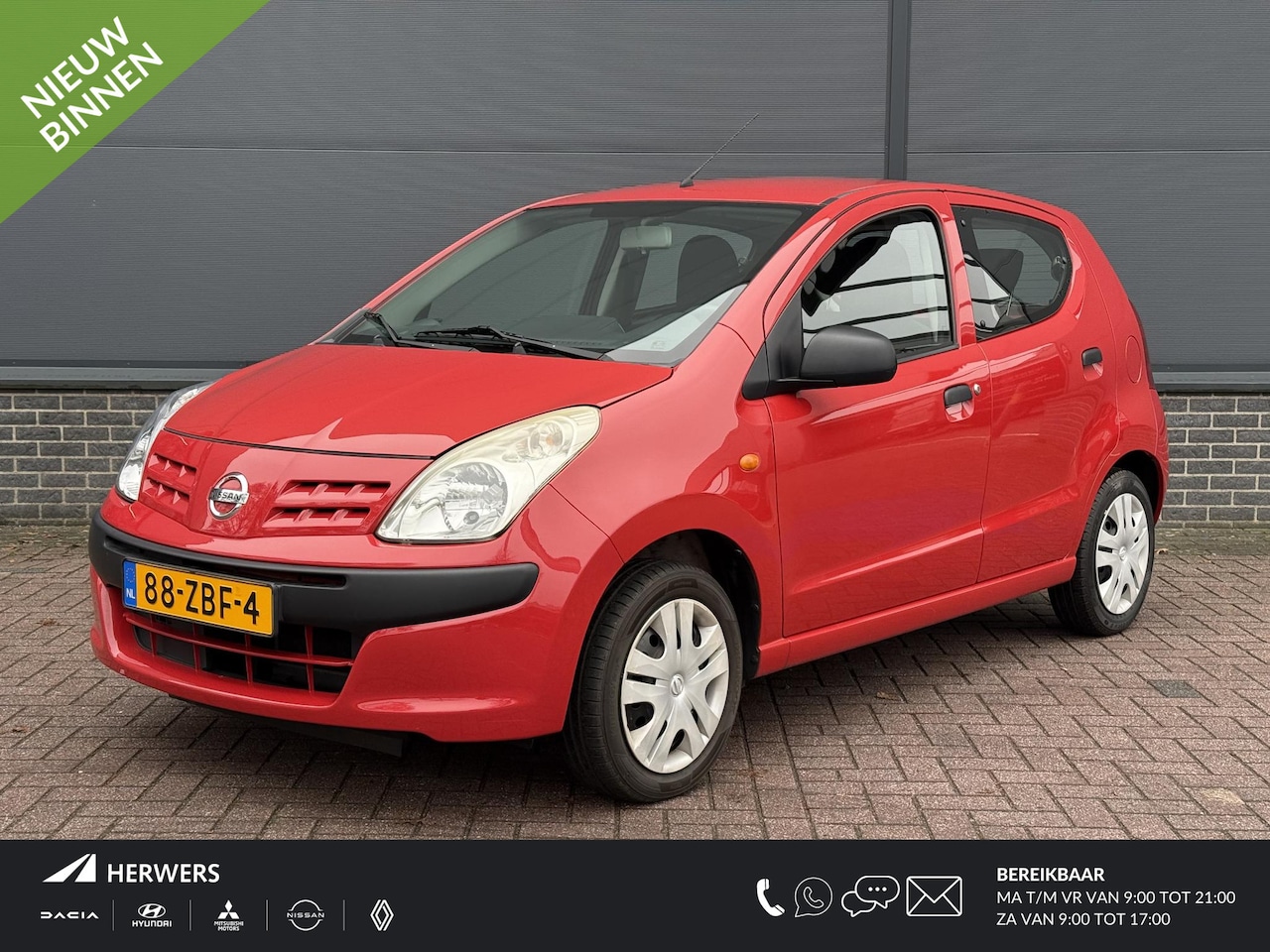 Nissan Pixo - 1.0 Visia / Lage KM Stand / Eerste Eigenaar / Dealer Onderhouden / 5 DRS / Radio / - AutoWereld.nl