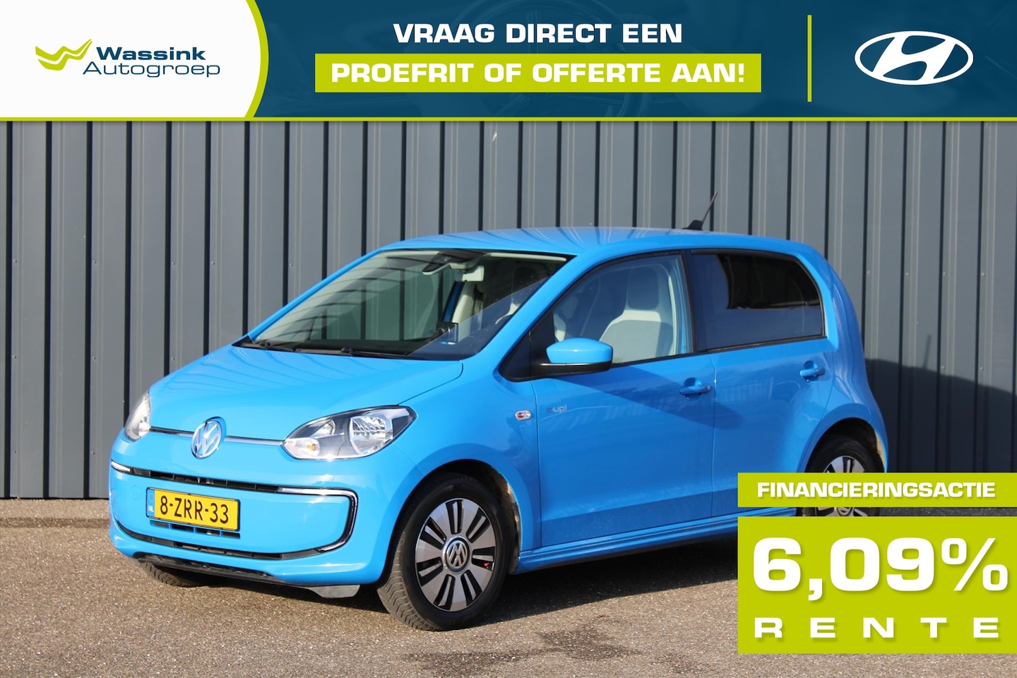 Volkswagen e-Up! - Elektromotor 82PK 5D e-up! SOH 89% I BTW auto|Navigatie|Stoelverwarming - AutoWereld.nl