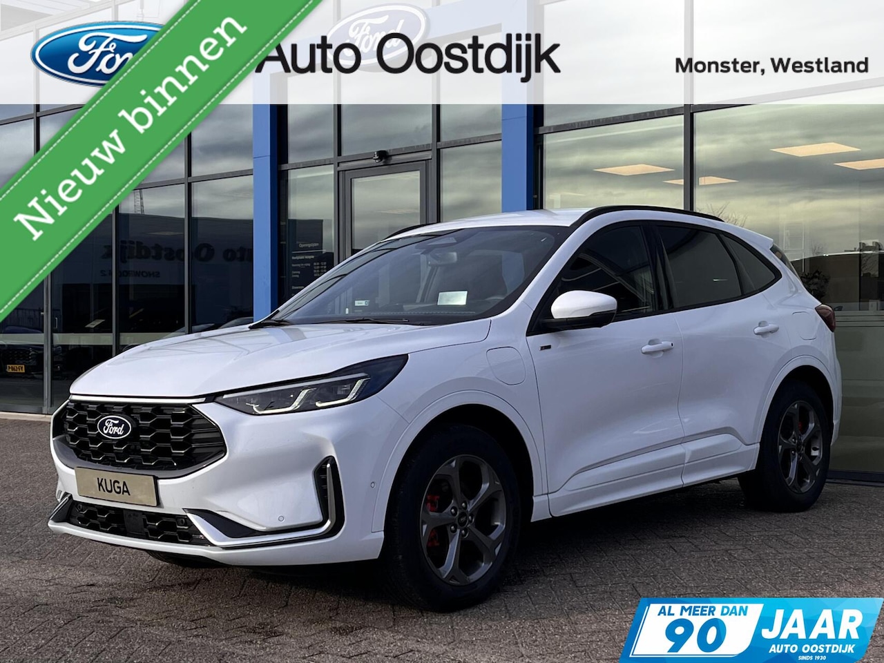 Ford Kuga - 2.5 PHEV ST-Line X 243PK Elek. Trekhaak AGR Stoelen Winterpack Adaptieve Cruise 2100KG Tre - AutoWereld.nl