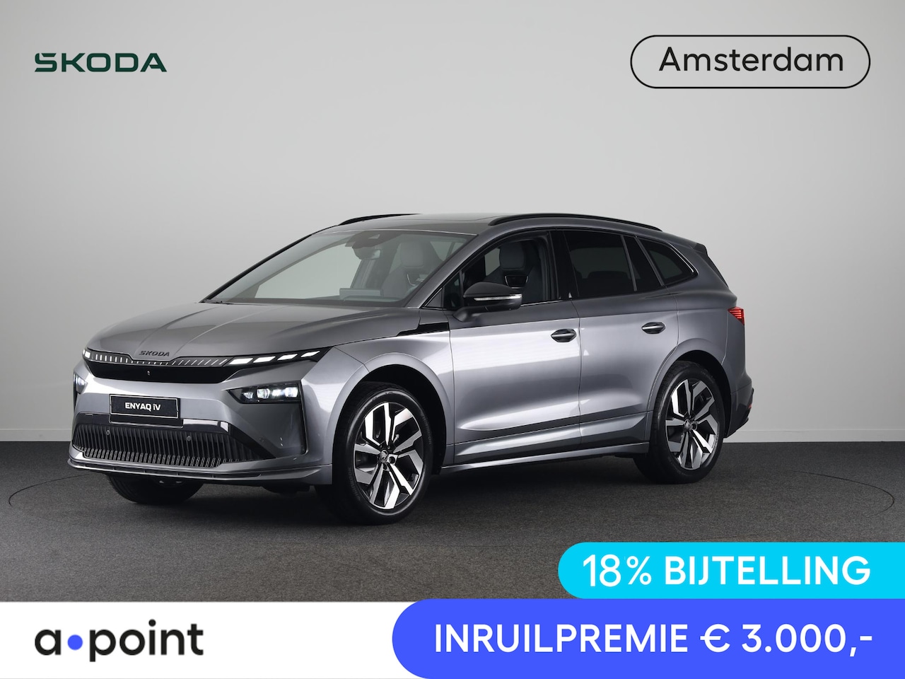 Skoda Enyaq iV - 60 Sportline 204pk | Panoramadak | Light Band | Head up | Canton Sound | Elek. stoel | Ada - AutoWereld.nl