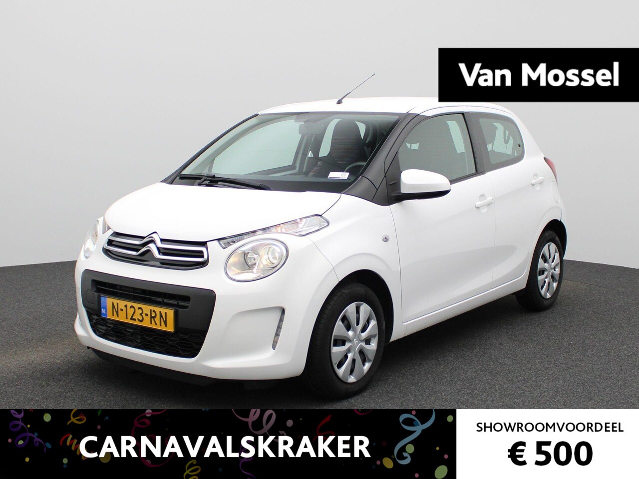 Citroën C1 - 1.0 VTi Feel | ACHTERUITRIJCAMERA | APPLE CARPLAY - ANDROID AUTO | AIRCO | MULTIFUNCTIONEE - AutoWereld.nl