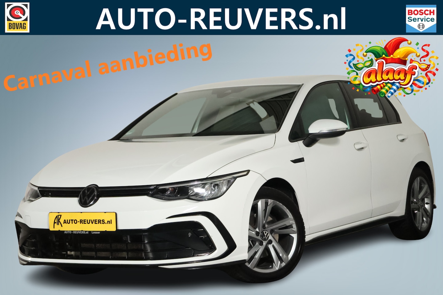 Volkswagen Golf - 1.5 eTSI R-Line / DSG / Navi / LED / Travel assist / LED / Carplay - AutoWereld.nl