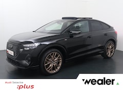 Audi Q4 Sportback e-tron - 45 quattro S Edition 82 kWh | 286 PK | SoH 100% | Trekhaak | Panoramadak | Warmtepomp | He