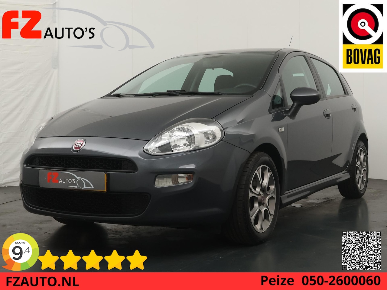 Fiat Punto Evo - 0.9 TwinAir Edizione Cool - Airco - Cruise Control - Lichtmetalen velgen - AutoWereld.nl